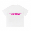 Personalised Oversized t-shirt